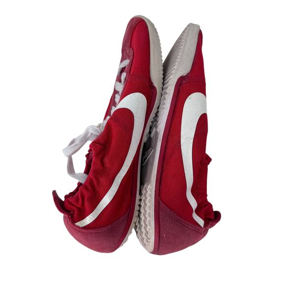Nike Tenkay Low Sneakers Shoes Womens 8 Red White Lace Up Rubber Sole 429886-600 - Picture 7 of 12